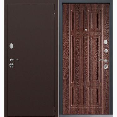 Дверь Command Doors Патриот медный антик 15 Дуб коньяк